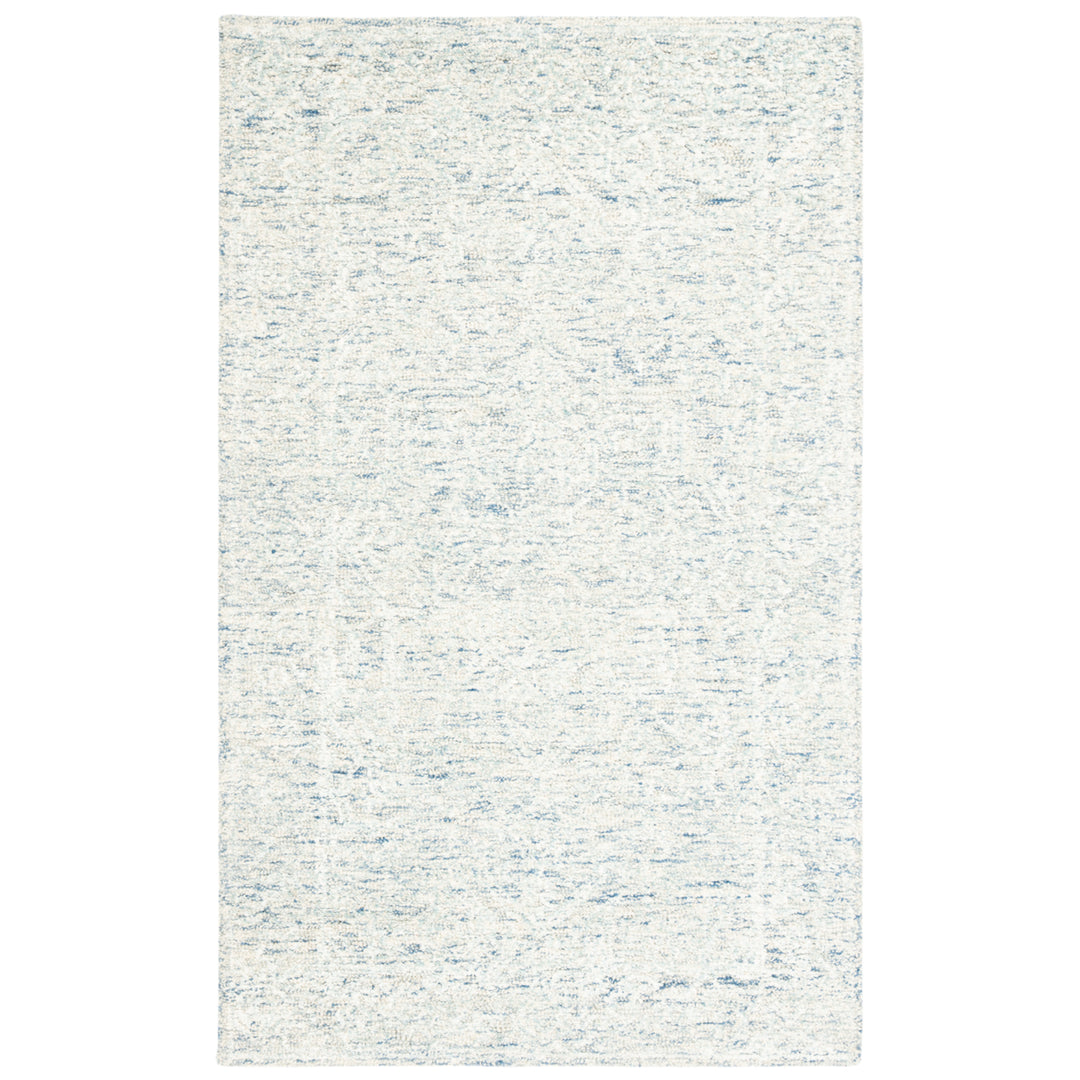 SAFAVIEH Glamour Collection GLM537M Blue / Ivory Rug Image 1