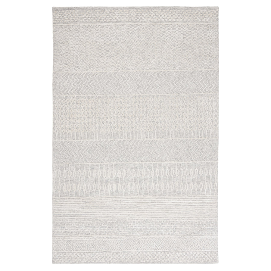 SAFAVIEH Glamour Collection GLM538F Grey / Ivory Rug Image 1