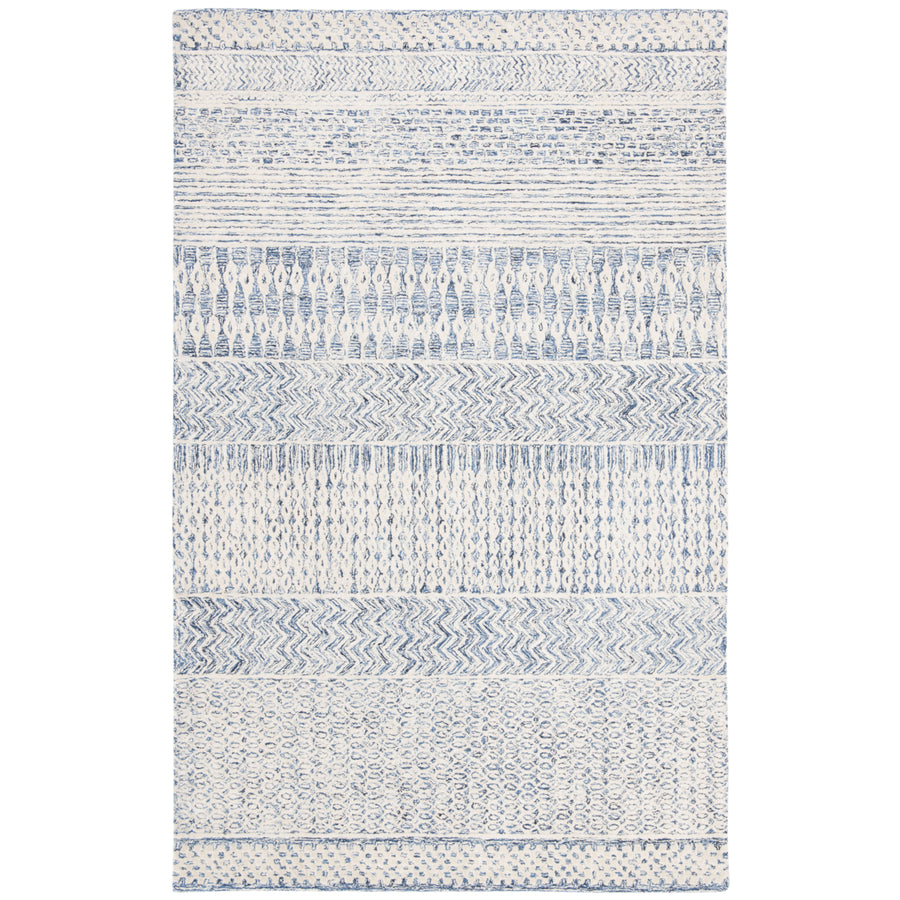 SAFAVIEH Glamour Collection GLM538N Navy / Ivory Rug Image 1