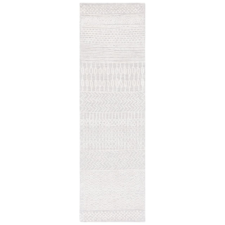 SAFAVIEH Glamour Collection GLM538F Grey / Ivory Rug Image 5