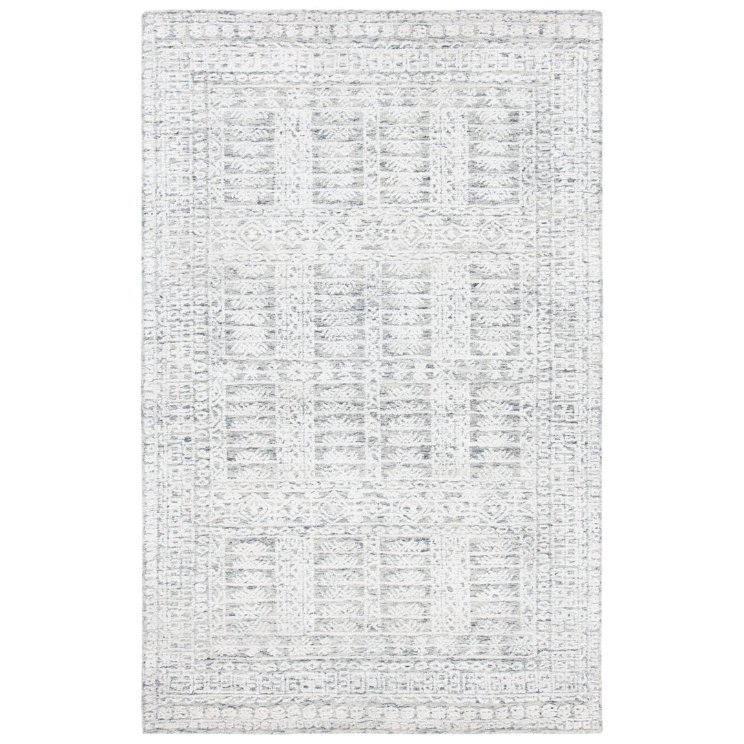 SAFAVIEH Glamour GLM553H Handmade Charcoal / Ivory Rug Image 1