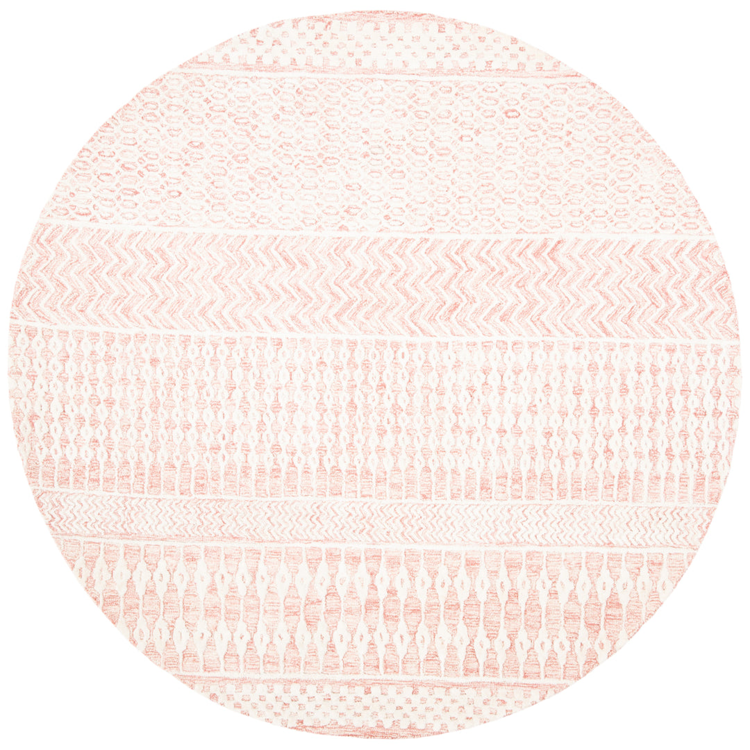 SAFAVIEH Glamour Collection GLM538U Light Pink/Ivory Rug Image 7