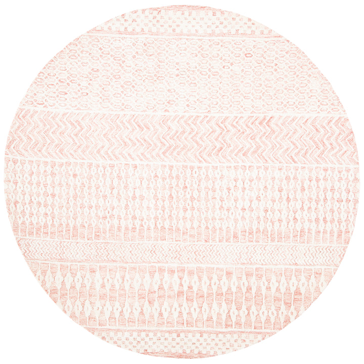 SAFAVIEH Glamour Collection GLM538U Light Pink/Ivory Rug Image 7