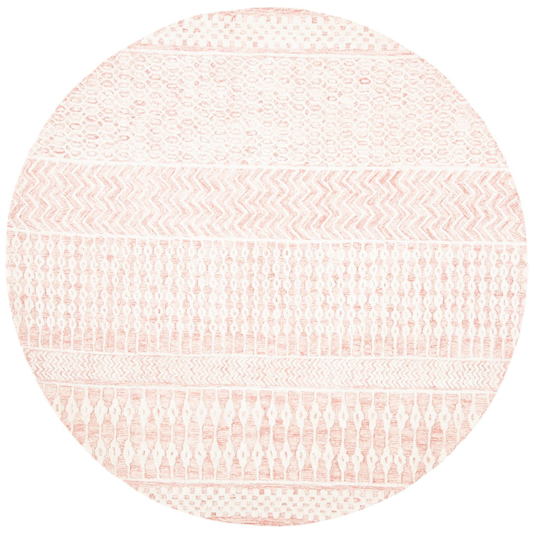 SAFAVIEH Glamour Collection GLM538U Light Pink/Ivory Rug Image 1