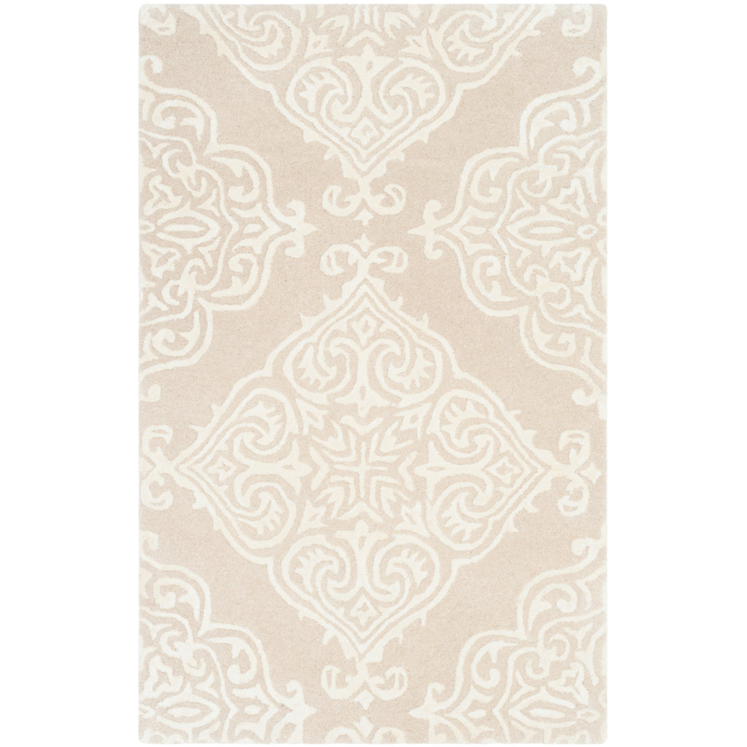 SAFAVIEH Glamour GLM568E Handmade Beige / Ivory Rug Image 8