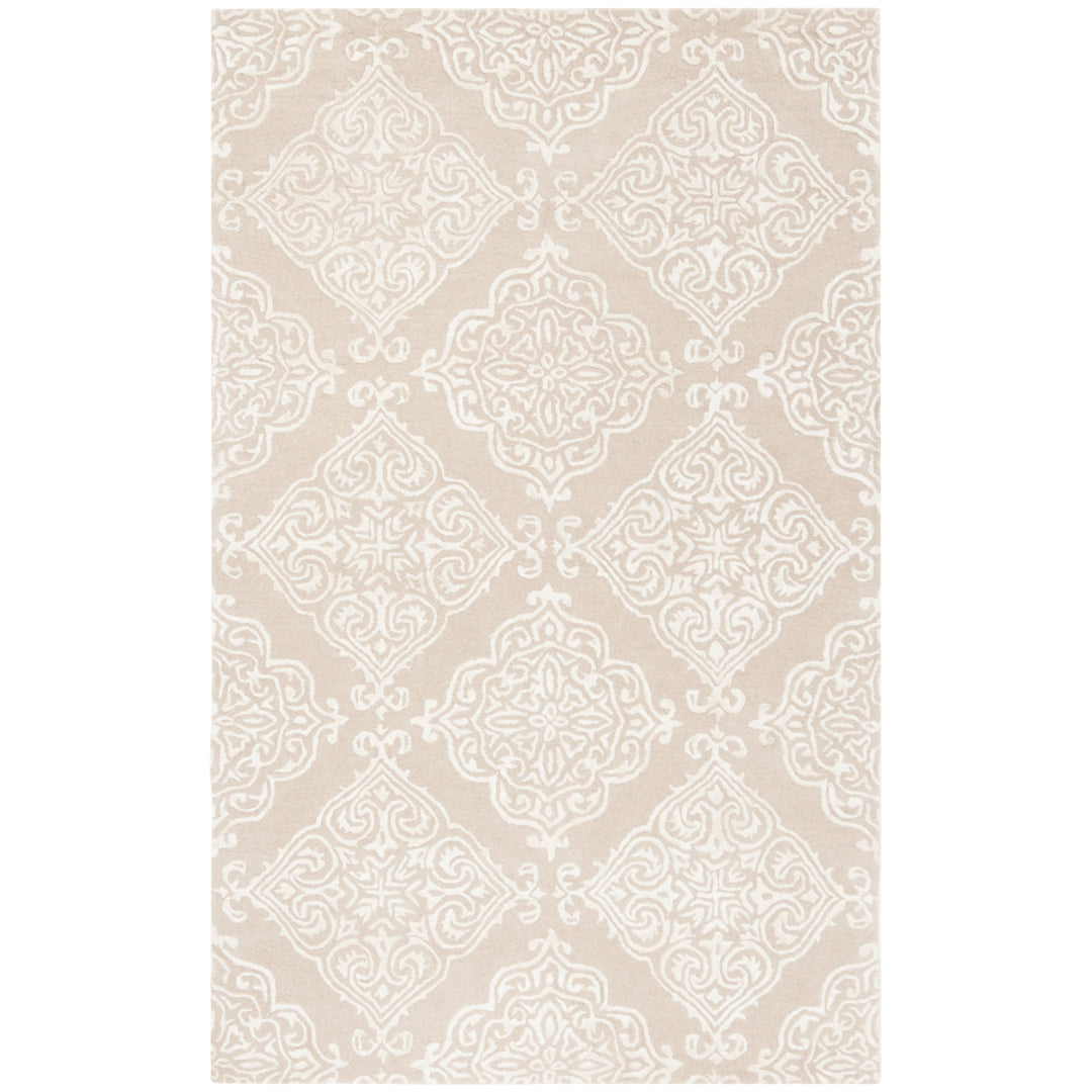 SAFAVIEH Glamour GLM568E Handmade Beige / Ivory Rug Image 10