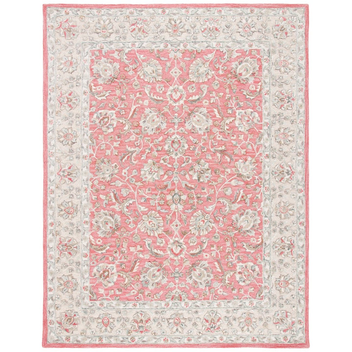 SAFAVIEH Glamour GLM628U Handmade Pink / Beige Rug Image 5