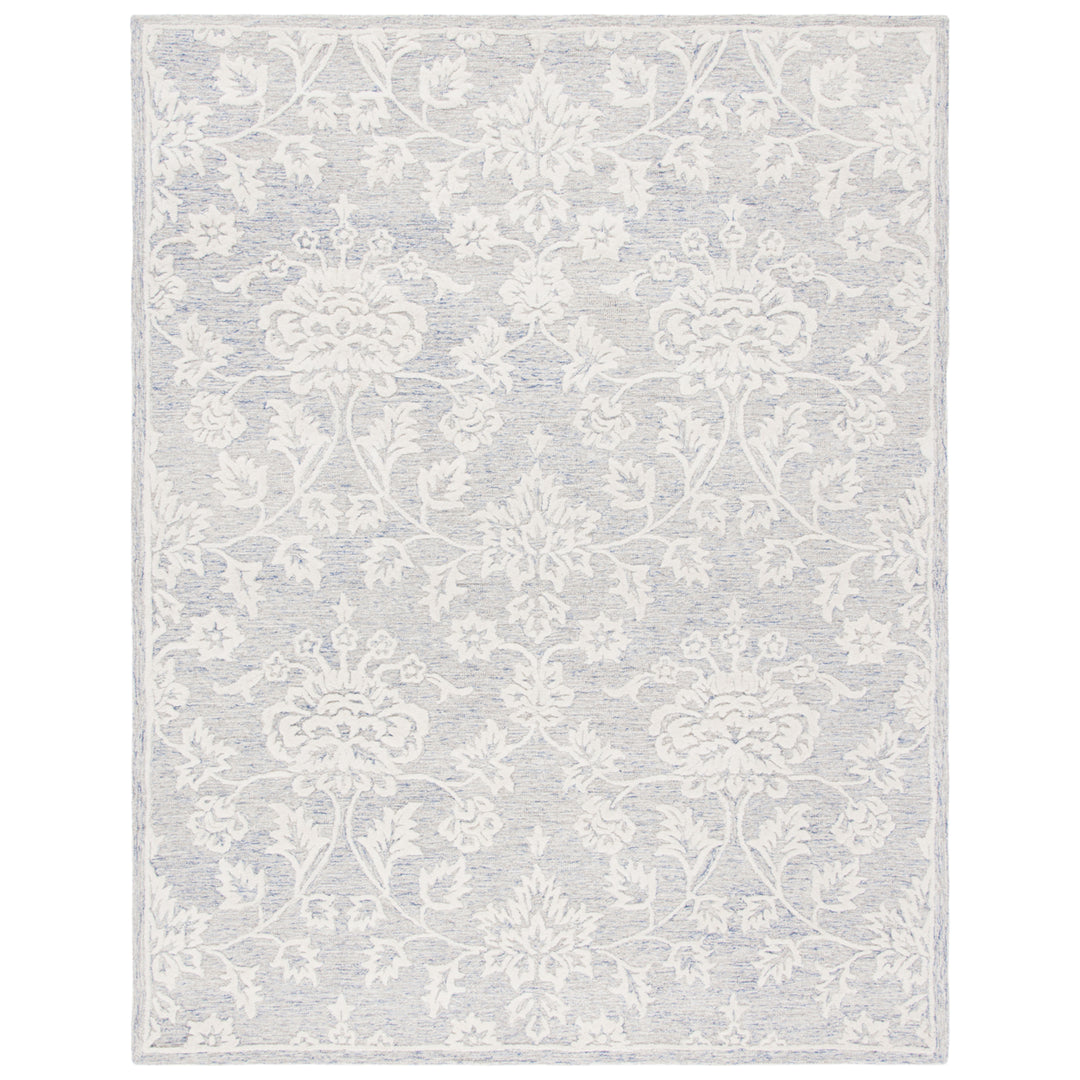 SAFAVIEH Glamour GLM651M Handmade Blue / Ivory Rug Image 1