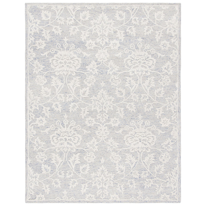 SAFAVIEH Glamour GLM651M Handmade Blue / Ivory Rug Image 1