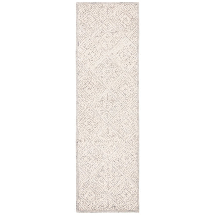 SAFAVIEH Glamour GLM660F Handmade Grey / Ivory Rug Image 1