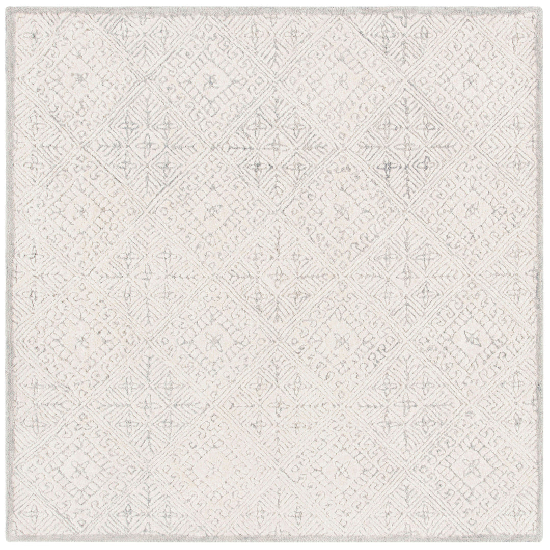 SAFAVIEH Glamour GLM660F Handmade Grey / Ivory Rug Image 5