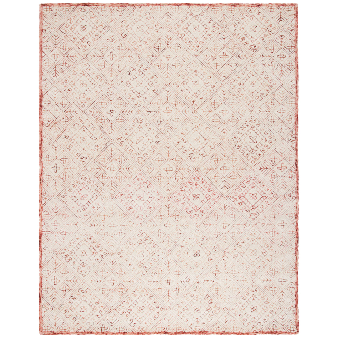 SAFAVIEH Glamour GLM660U Handmade Pink / Ivory Rug Image 1