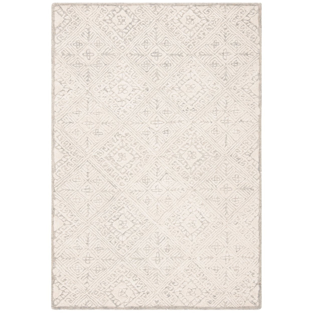 SAFAVIEH Glamour GLM660F Handmade Grey / Ivory Rug Image 9