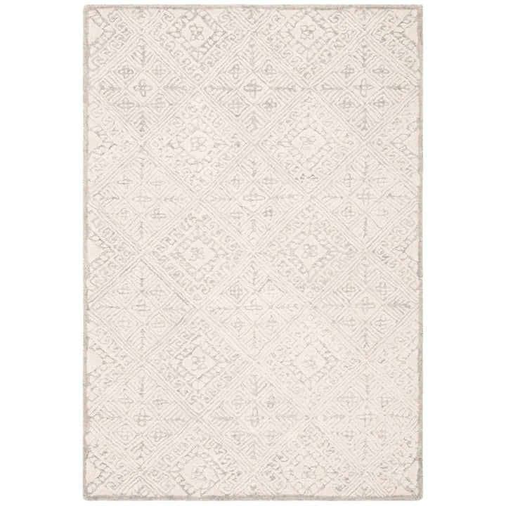 SAFAVIEH Glamour GLM660F Handmade Grey / Ivory Rug Image 9