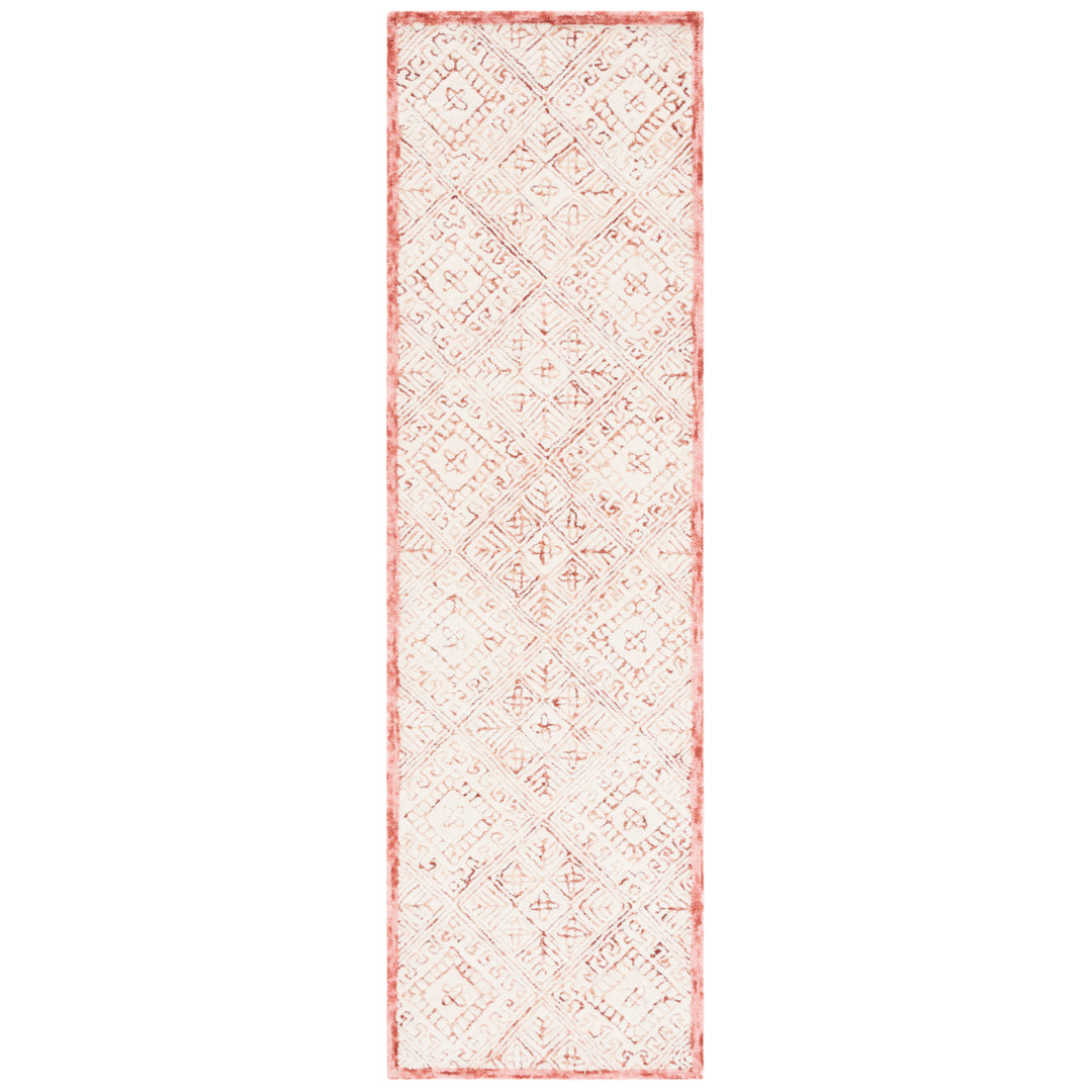 SAFAVIEH Glamour GLM660U Handmade Pink / Ivory Rug Image 5