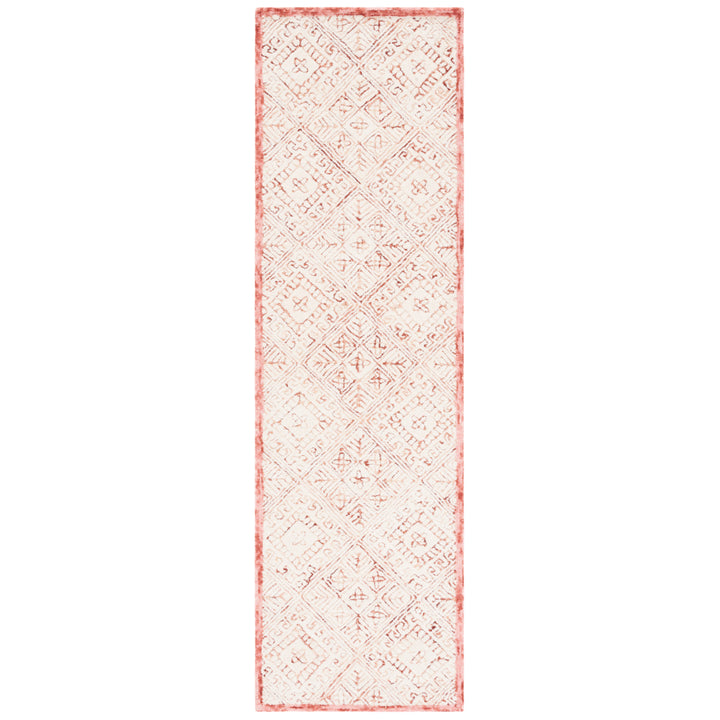 SAFAVIEH Glamour GLM660U Handmade Pink / Ivory Rug Image 5