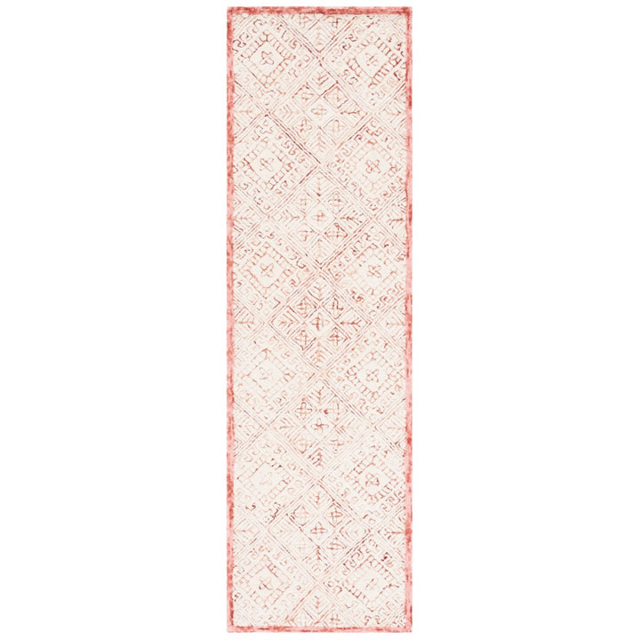 SAFAVIEH Glamour GLM660U Handmade Pink / Ivory Rug Image 1