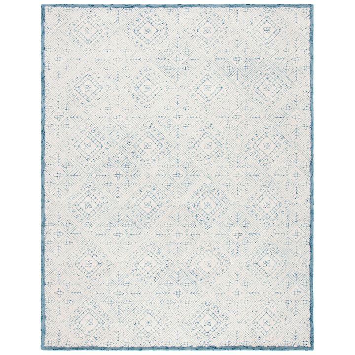 SAFAVIEH Glamour GLM660M Handmade Blue / Ivory Rug Image 1