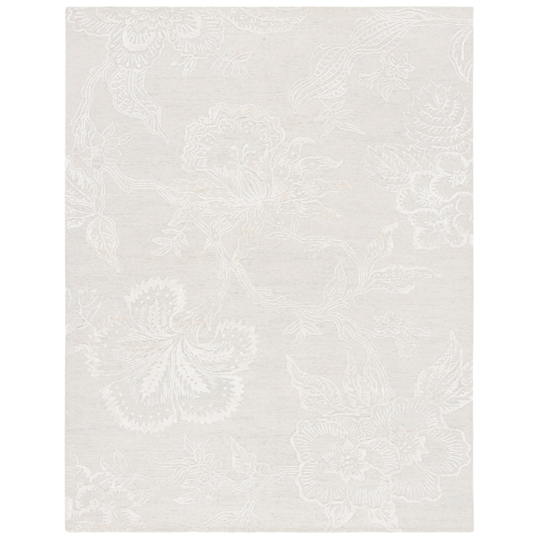 SAFAVIEH Glamour GLM661M Handmade Light Blue / Ivory Rug Image 1