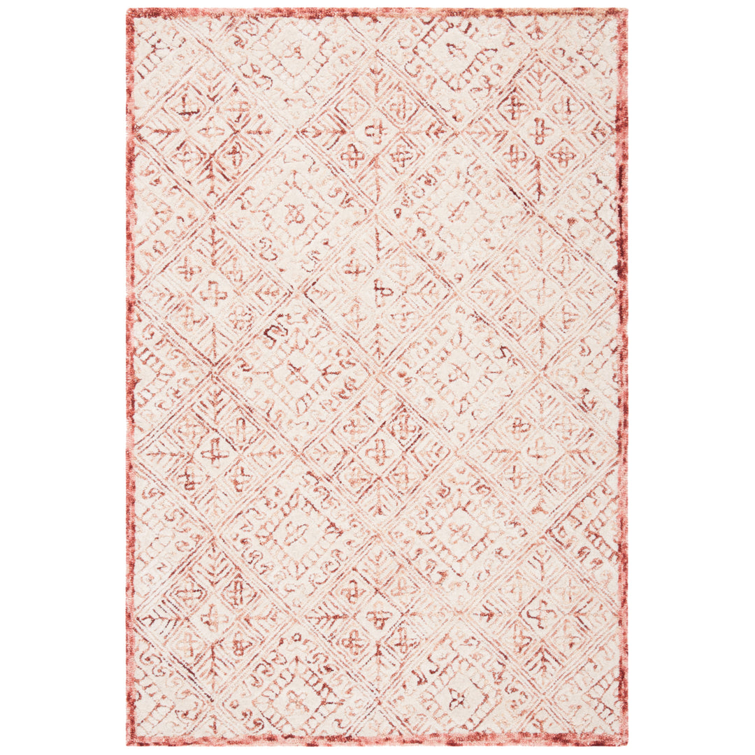 SAFAVIEH Glamour GLM660U Handmade Pink / Ivory Rug Image 10