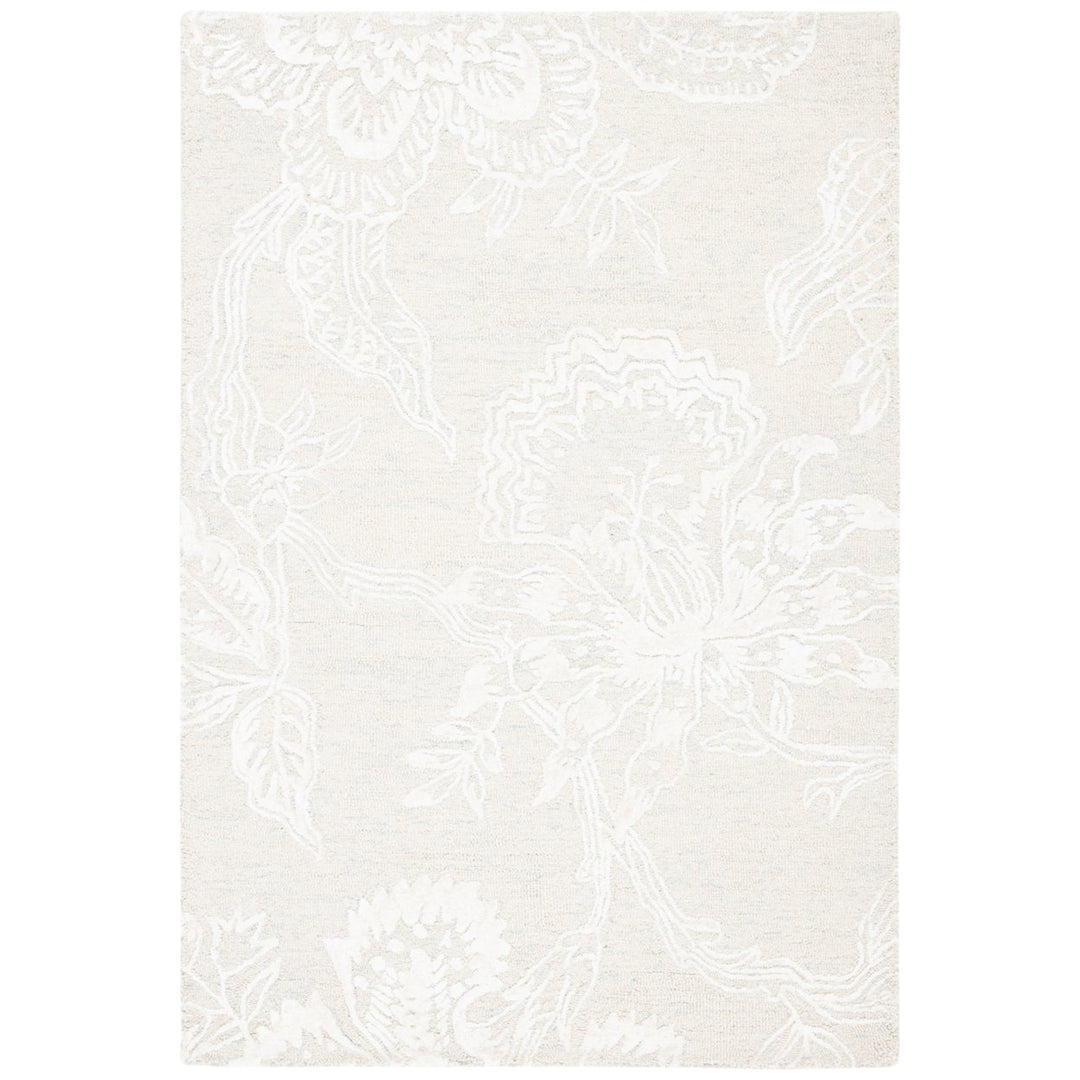 SAFAVIEH Glamour GLM661M Handmade Light Blue / Ivory Rug Image 1