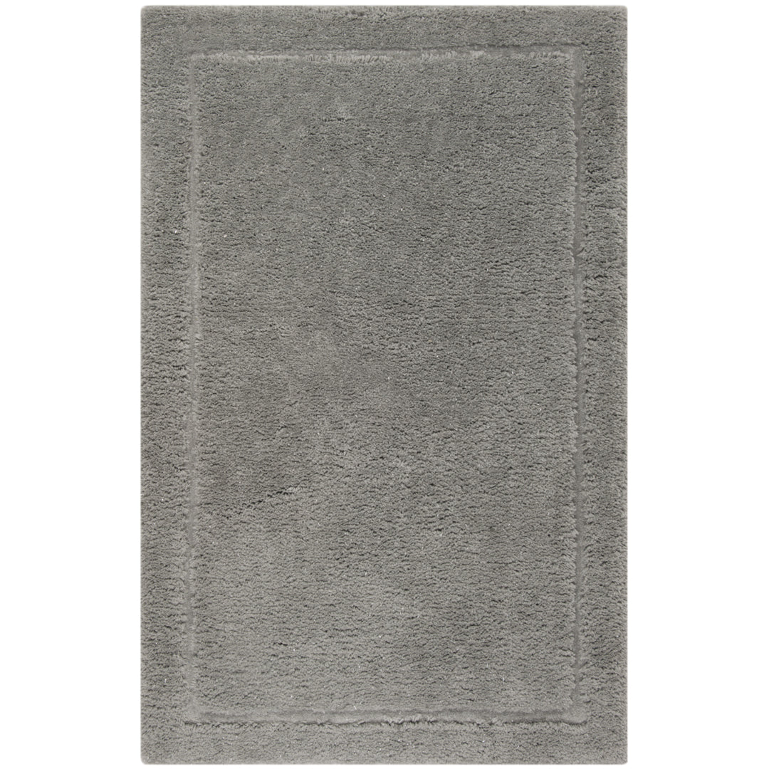 SAFAVIEH Glamour Shag Collection GLS101F Handmade Grey Rug Image 10