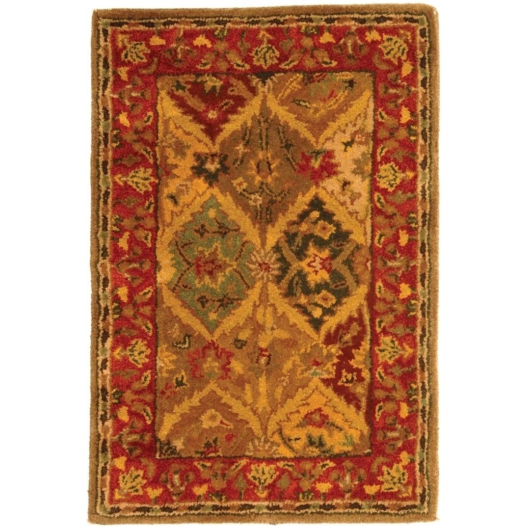 SAFAVIEH Heritage Collection HG111A Handmade Multi Rug Image 1