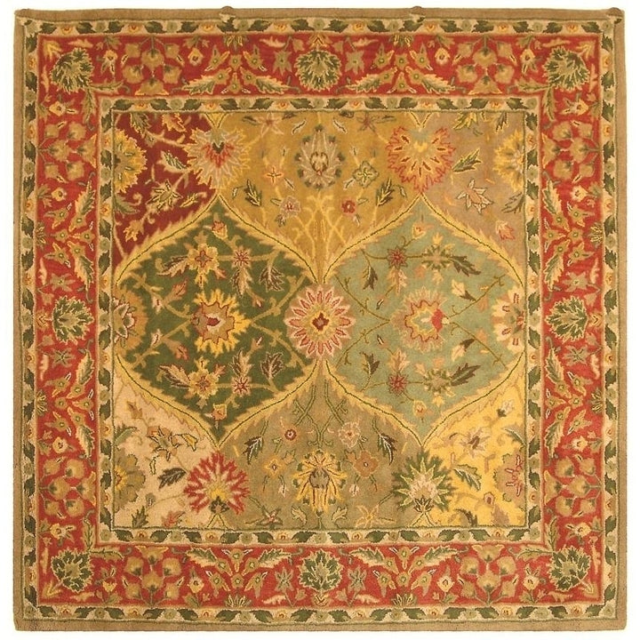 SAFAVIEH Heritage Collection HG111A Handmade Multi Rug Image 1