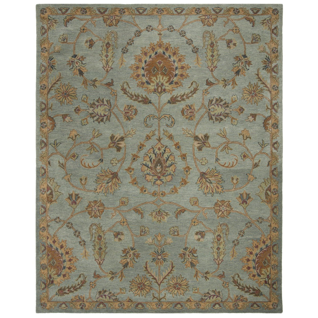 SAFAVIEH Heritage HG274A Handmade Light Blue / Multi Rug Image 1