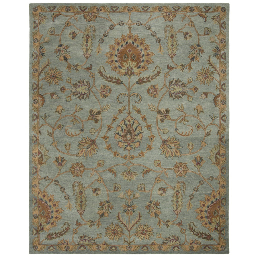 SAFAVIEH Heritage HG274A Handmade Light Blue / Multi Rug Image 1