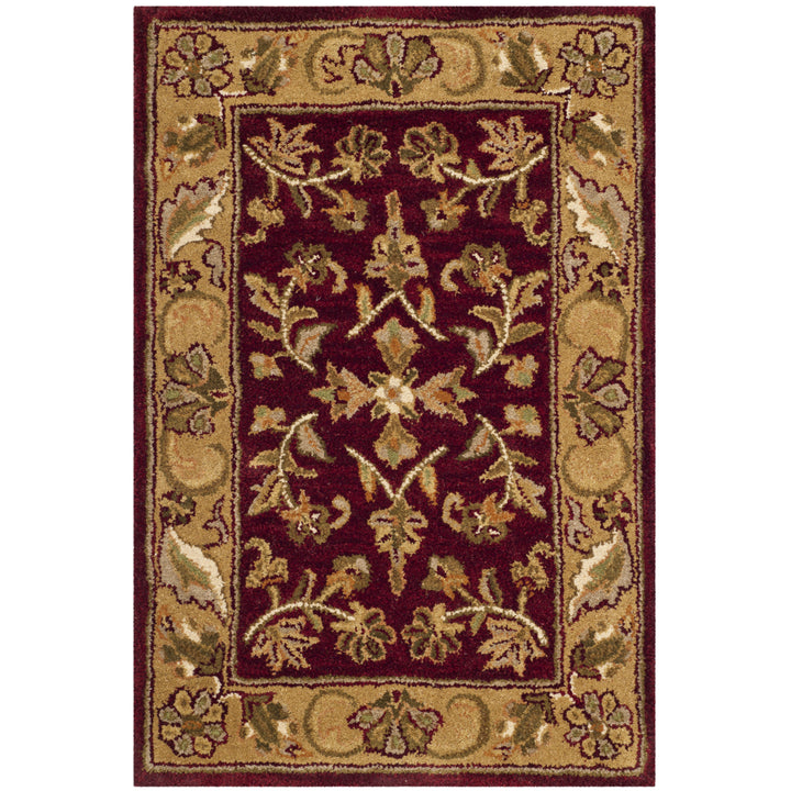 SAFAVIEH Heritage HG170A Handmade Red / Gold Rug Image 7