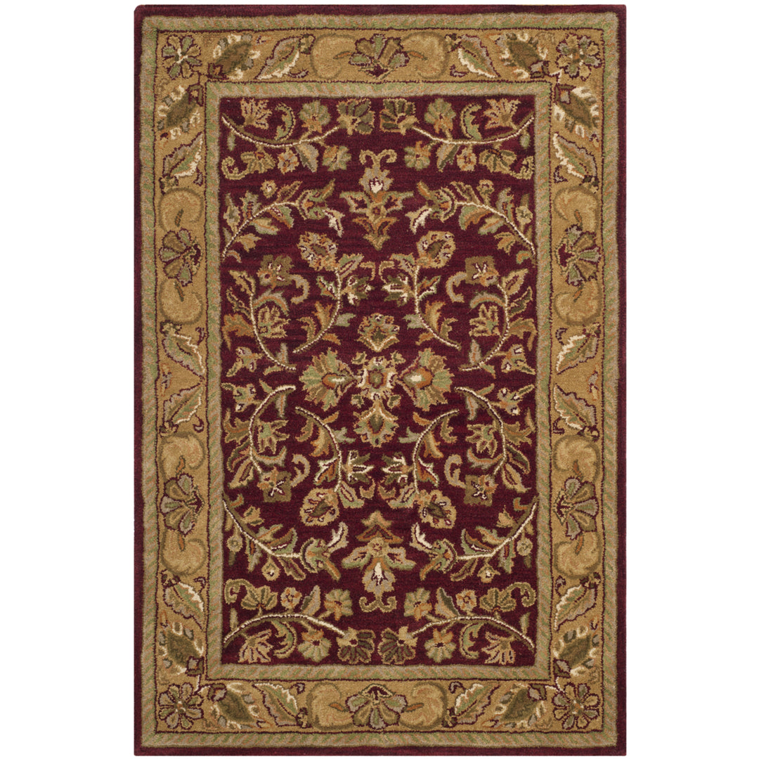 SAFAVIEH Heritage HG170A Handmade Red / Gold Rug Image 8