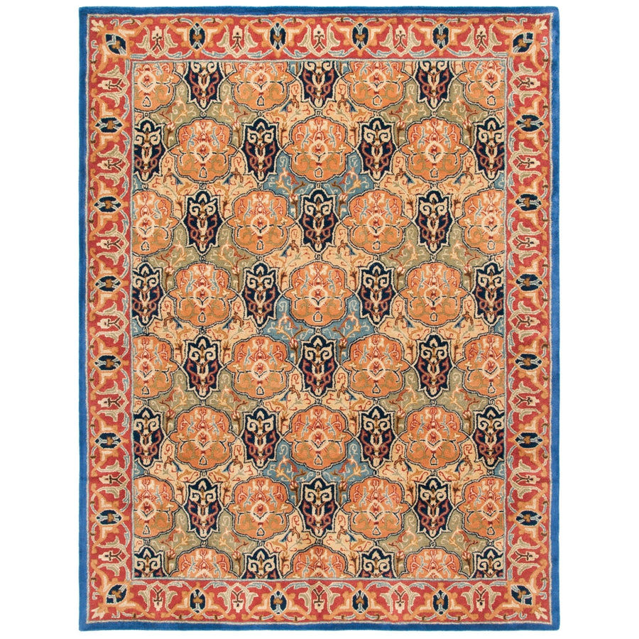 SAFAVIEH Heritage HG277M Handmade Blue / Red Rug Image 1