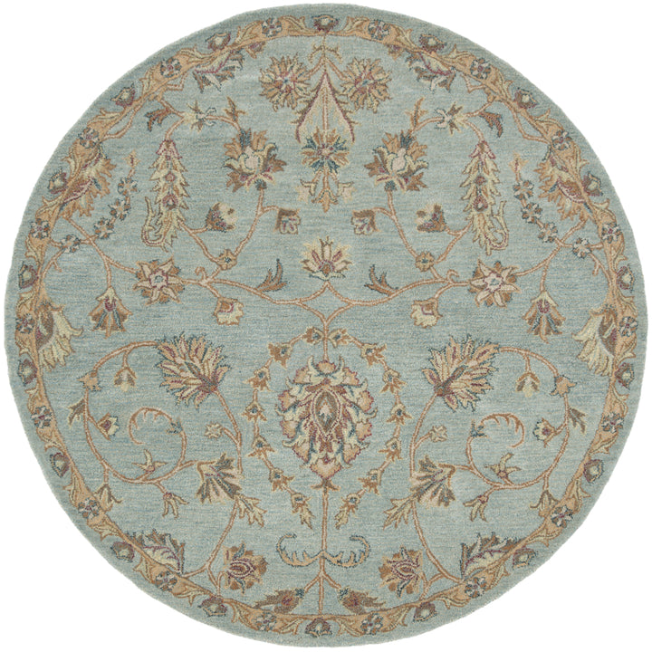 SAFAVIEH Heritage HG274A Handmade Light Blue / Multi Rug Image 4