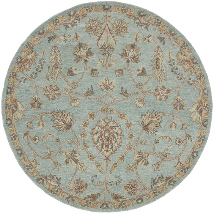 SAFAVIEH Heritage HG274A Handmade Light Blue / Multi Rug Image 1