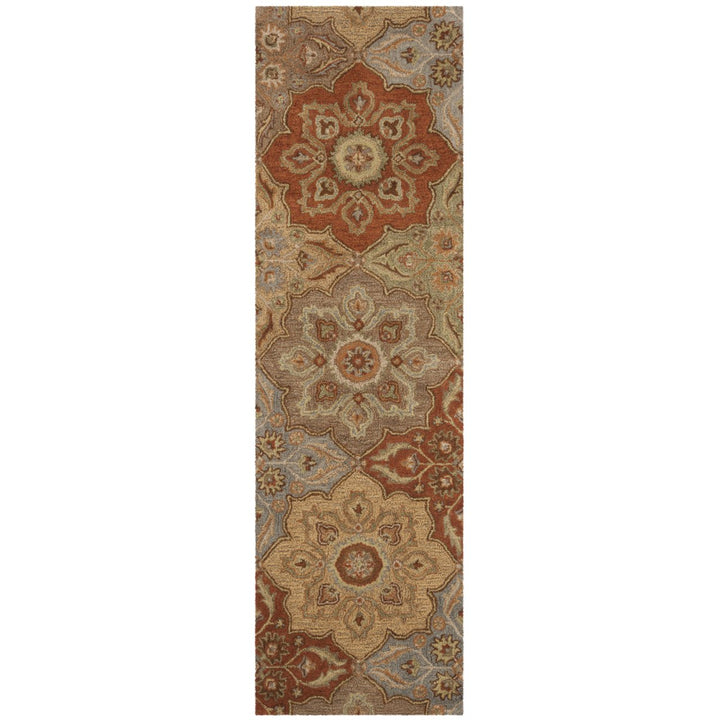 SAFAVIEH Heritage Collection HG273A Handmade Multi Rug Image 5