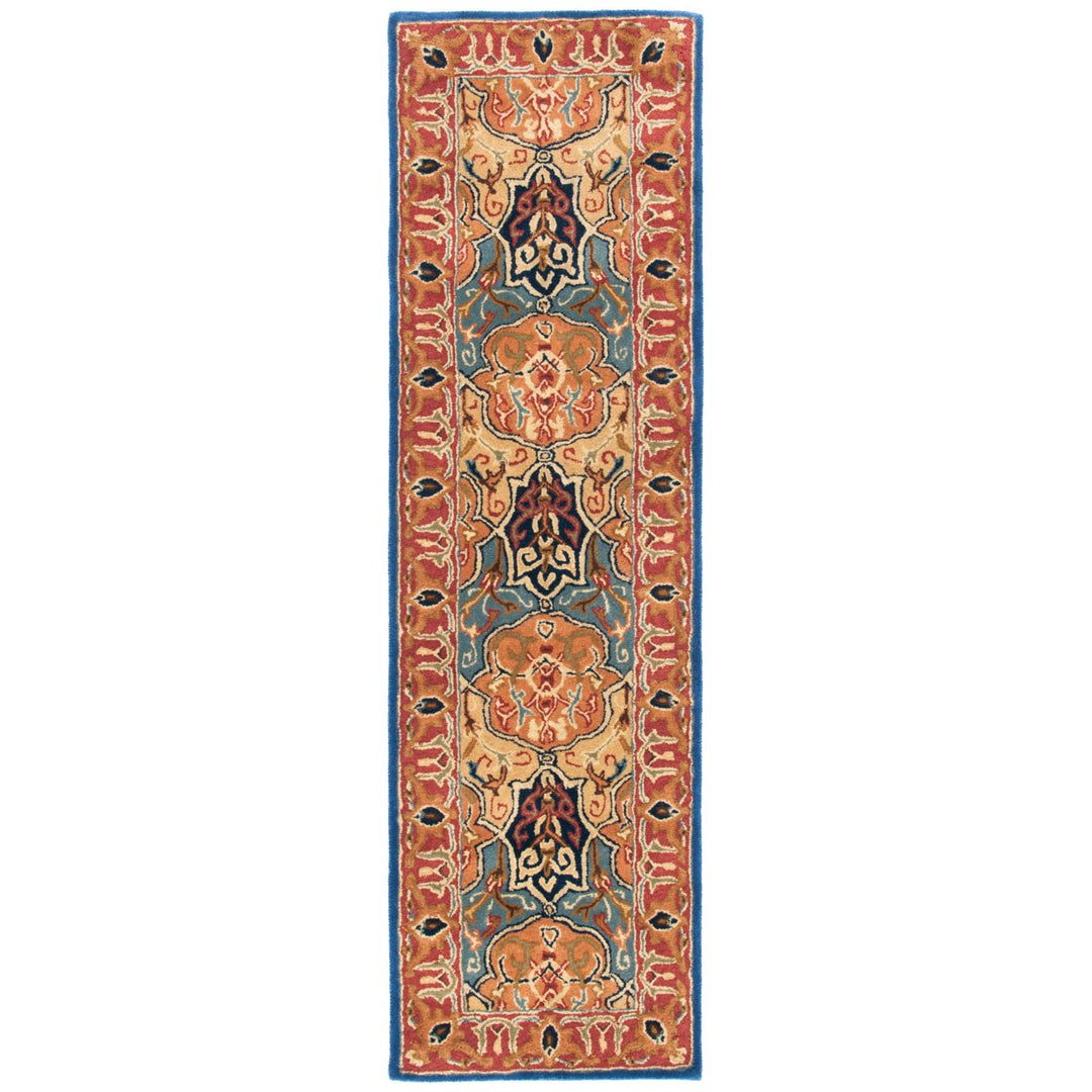 SAFAVIEH Heritage HG277M Handmade Blue / Red Rug Image 1