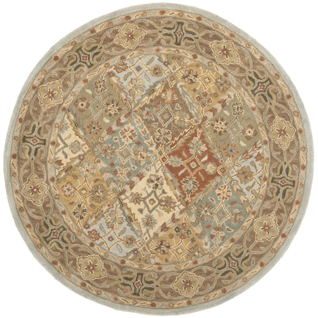 SAFAVIEH Heritage HG316C Light Blue / Light Brown Rug Image 3