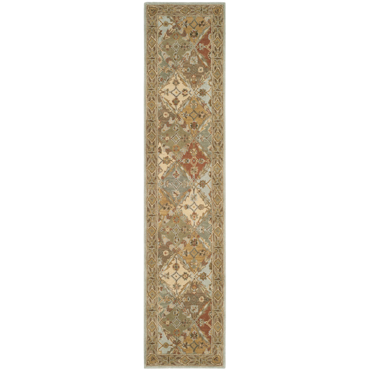 SAFAVIEH Heritage HG316C Light Blue / Light Brown Rug Image 4