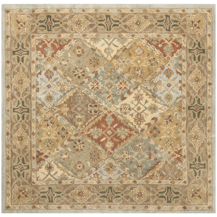 SAFAVIEH Heritage HG316C Light Blue / Light Brown Rug Image 5