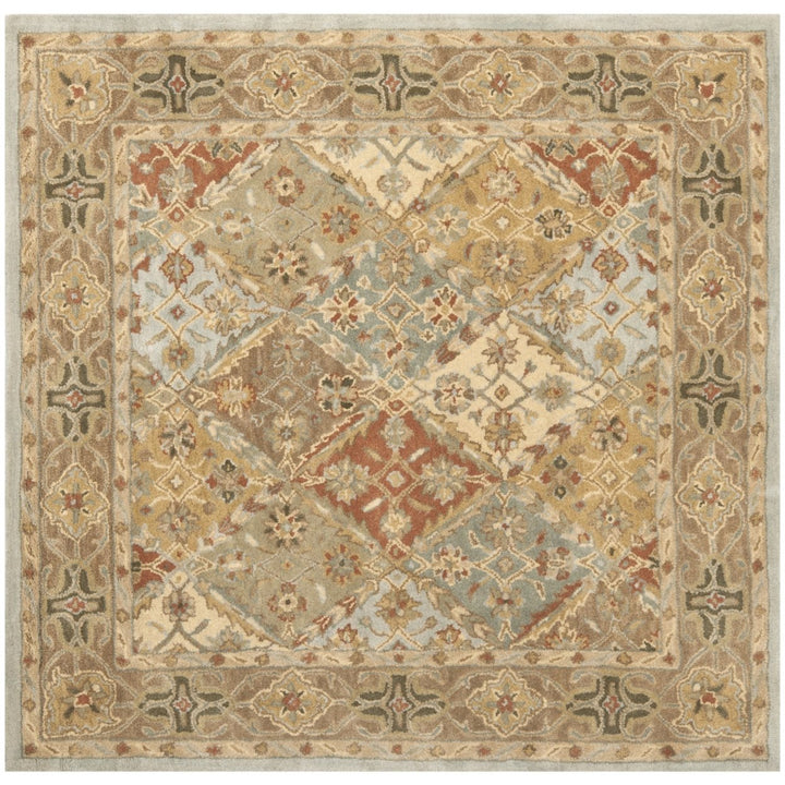 SAFAVIEH Heritage HG316C Light Blue / Light Brown Rug Image 1