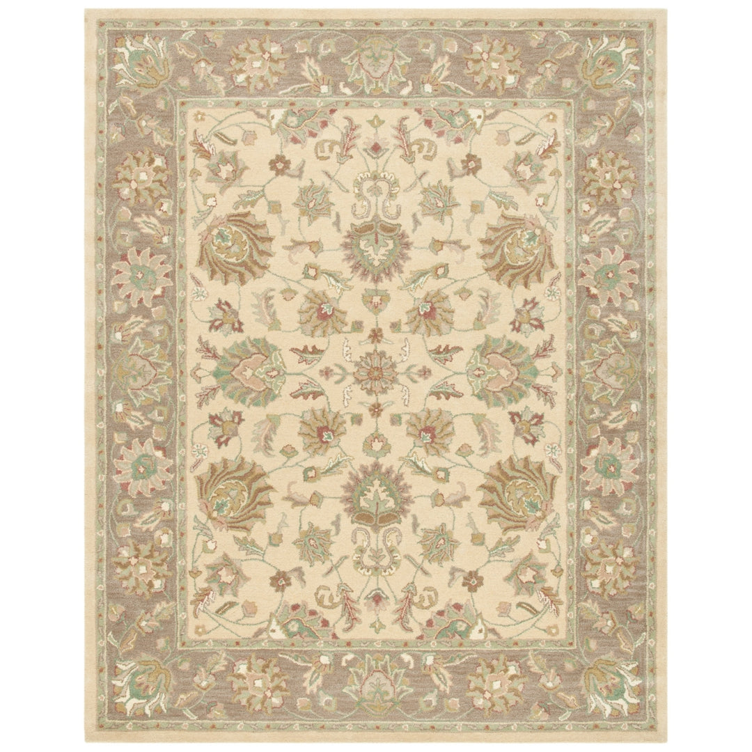 SAFAVIEH Heritage HG343D Handmade Ivory / Brown Rug Image 1