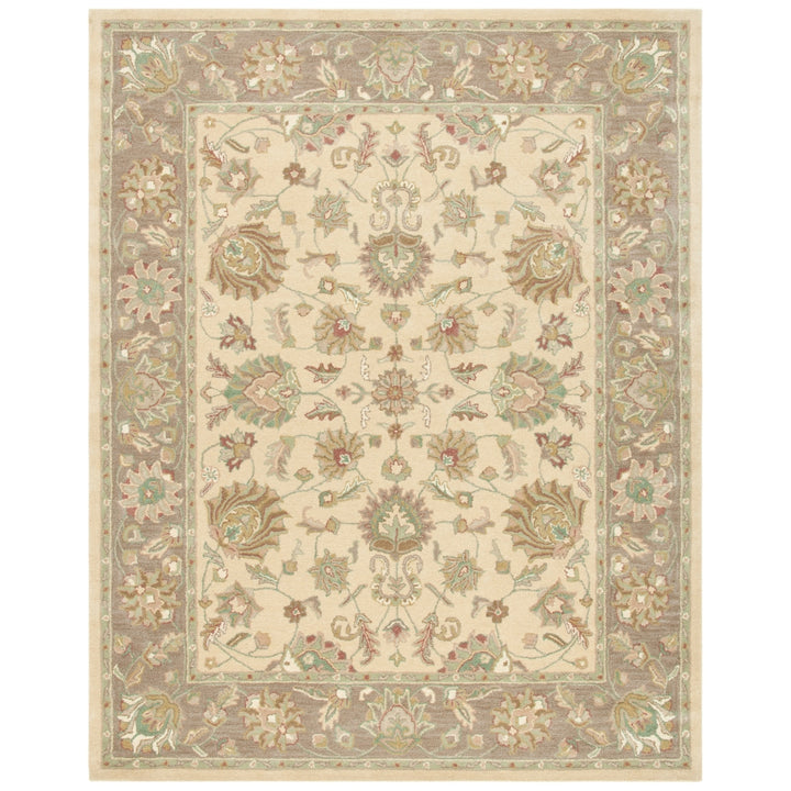 SAFAVIEH Heritage HG343D Handmade Ivory / Brown Rug Image 1