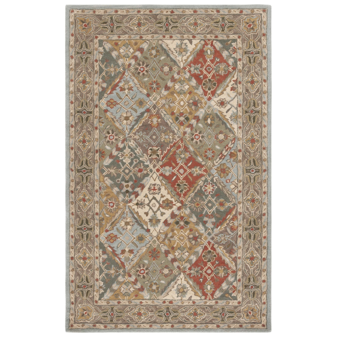 SAFAVIEH Heritage HG316C Light Blue / Light Brown Rug Image 9