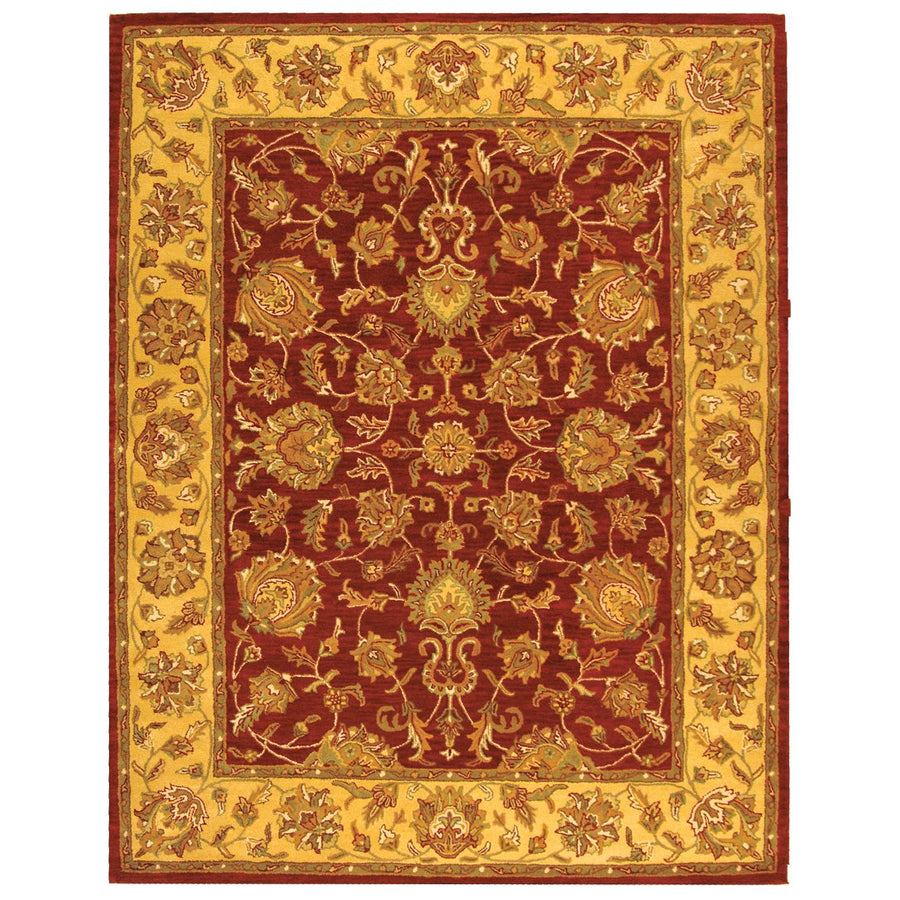 SAFAVIEH Heritage HG343C Handmade Red / Gold Rug Image 1