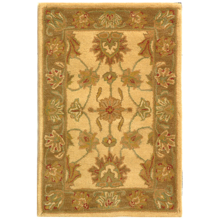 SAFAVIEH Heritage HG343D Handmade Ivory / Brown Rug Image 5