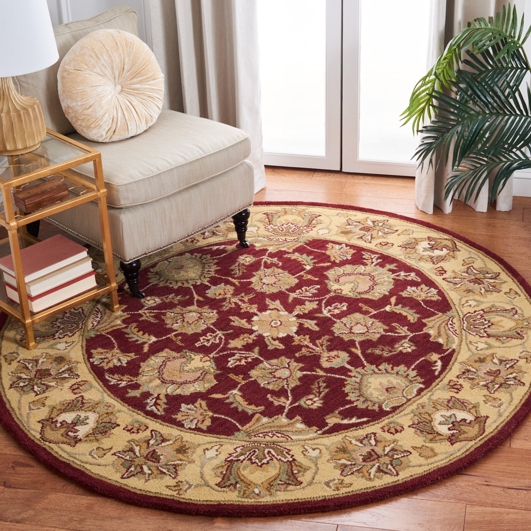 SAFAVIEH Heritage HG343C Handmade Red / Gold Rug Image 2