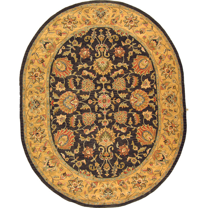 SAFAVIEH Heritage HG343D Handmade Ivory / Brown Rug Image 9