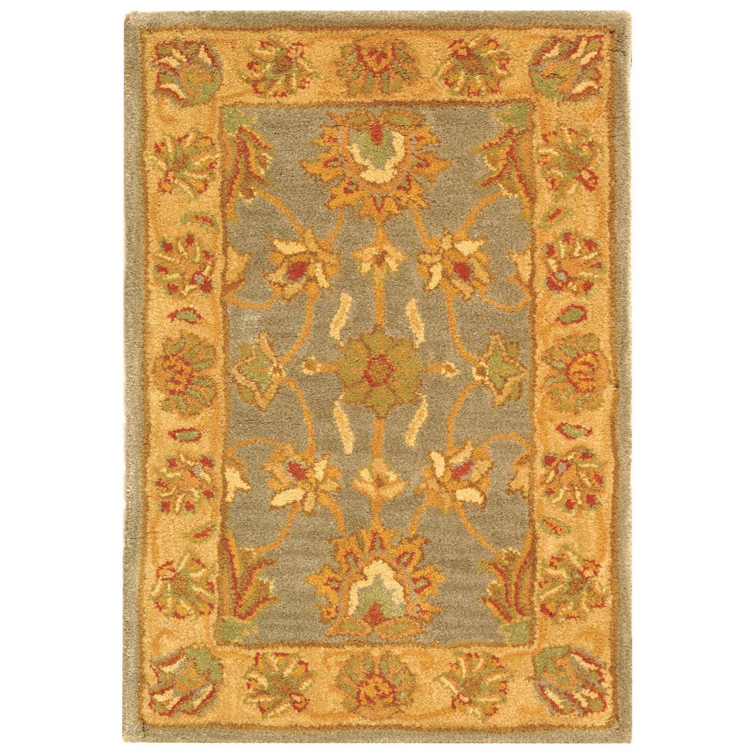 SAFAVIEH Heritage HG343B Handmade Blue / Beige Rug Image 1