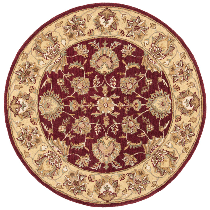 SAFAVIEH Heritage HG343C Handmade Red / Gold Rug Image 4